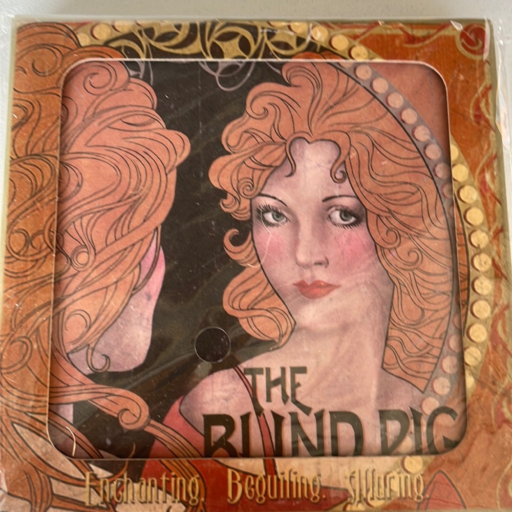 RARE Harry Potter Wizarding Fantastic Beasts PROMO BLIND PIG 6 Coaster Set LOT.